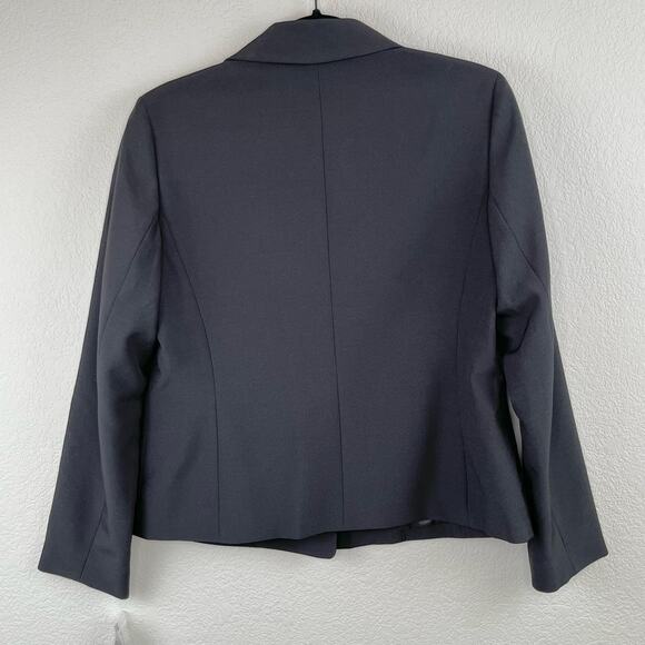 Le Suit Petite Solid Black Single Breasted One Button Short Blazer Jacket 8P NWT - Picture 16 of 16